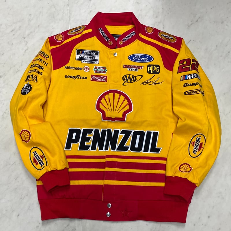 NASCAR ナスカー JHデザイン Shell Pennzoil シェル レーシングジャケッ