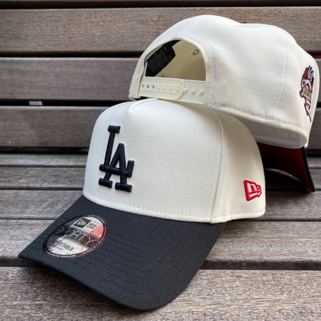 海外限定 Newera ニューエラ 9Forty Aフレーム LA Dodgers ドジャース キャップ 100th Anniv (940-117)