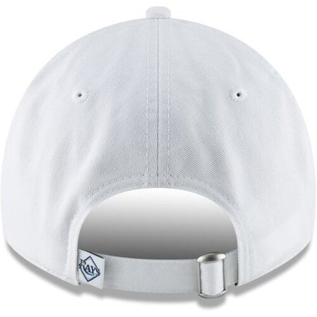 9Twenty ニューエラ NEWERA タンパベイ Rays レイズ 白 MLBローキャップ ストラップバック