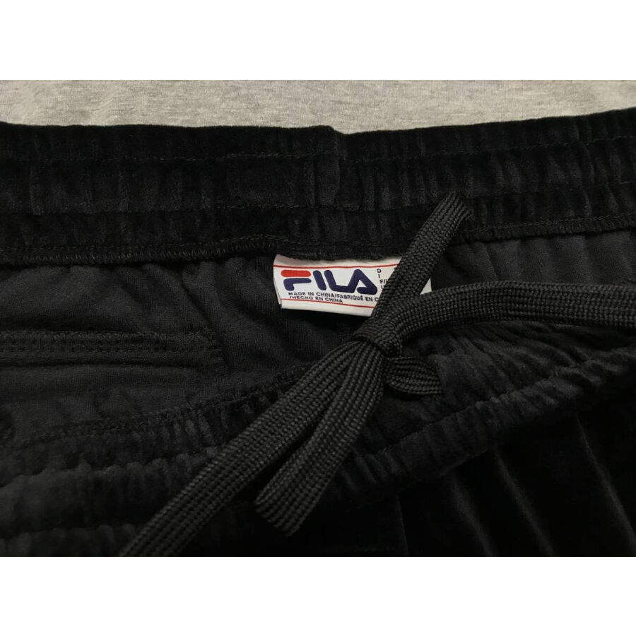 アメリカ限定 FILA フィラ Velour ベロア 上下 セットアップ 黒 アメリカ限定 FILA フィラ Velour ベロア 上下 セットアップ 黒
