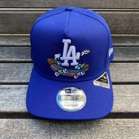 USA限定 9FIFTY A-Frame ニューエラ MLB ロサンゼルス ドジャース LA Dodgers スナップバックキャップ Cartoon (950-264)