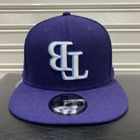 USA限定 Newera ニューエラ 9FIFTY アップサイドダウンロゴ スナップバック TB レイズ MLB