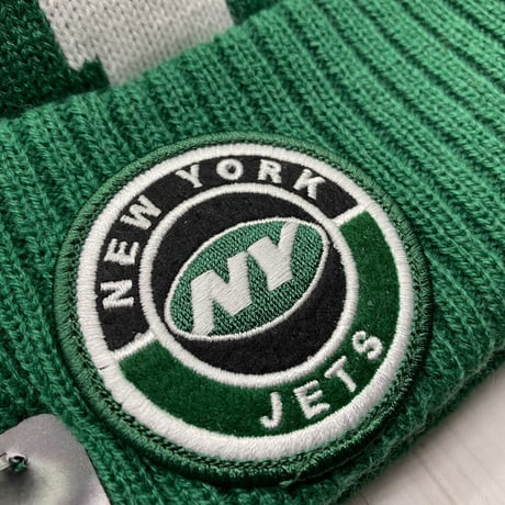 限定 NEWERA USA ニューエラ NFL ニューヨーク ジェッツ NY Jets サイドライン ニット帽