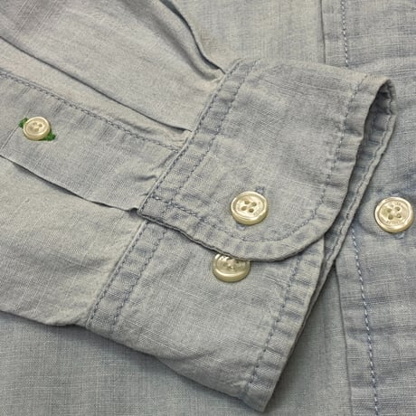 35th限定 TOMMY HILFIGER トミーヒルフィガー CREST ボタンダウンシャツ ライトウォッシュ