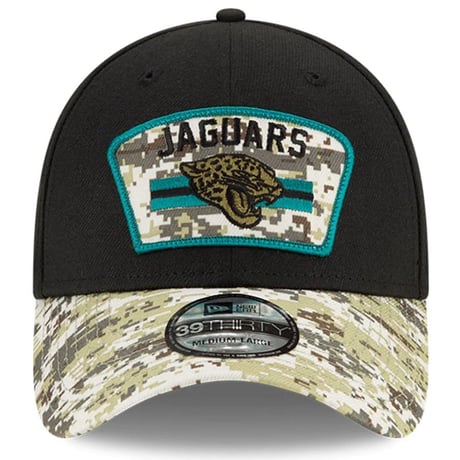 Newera ニューエラ NFL 39THIRTY ジャクソンビル ジャガーズ Jaguars ストレッチキャップ 迷彩