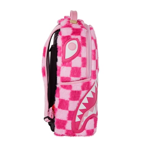 米国仕様 SPRAYGROUND スプレイグラウンド SFURZILLA SHARK BACKPACK ピンクファー バックパック (BKPK58)