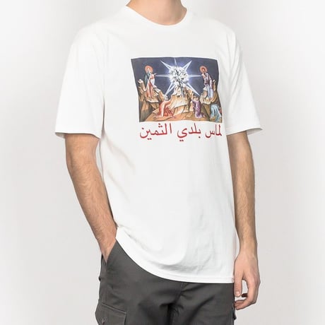 【3XL】 Diamond Supply Co ダイヤモンドサプライ 半袖 Tシャツ Arabic PRAISE プレイズ 白 LA