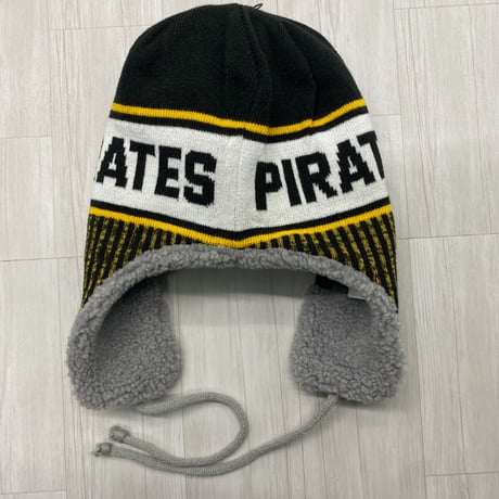 USA限定 ニューエラ Newera ピッツバーグ パイレーツ Pirates 空軍 トラッパー 極暖ニット