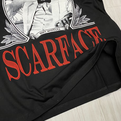LA発 SCARFACE トニーモンタナ アンダーグラウンド グラフィック ヘビーウェイト Tシャツ (GTS37)