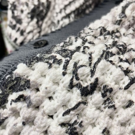 米国シカゴ発 Gunzinii ガンジーニ Crochet クロシェ 半袖ニットシャツ ショートパンツ セットアップ (SET2)