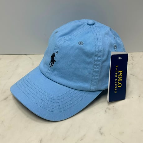 POLO RALPH LAUREN ラルフローレン Iconic Ball Cap ポニーロゴ アイコニック ダッドキャップ Vintage L.Blue (RLC8)