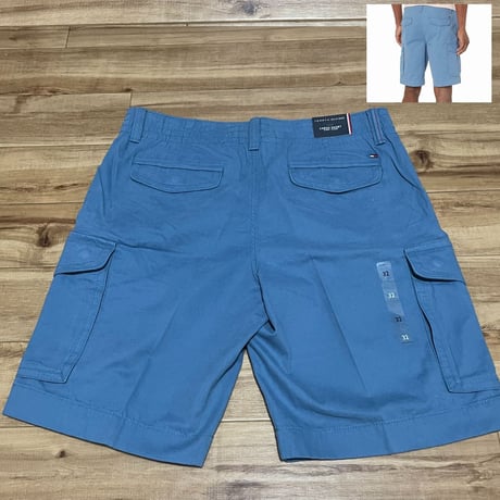 トミーヒルフィガー TOMMY HILFIGER USA カーゴ ショートパンツ CatpainsBlue