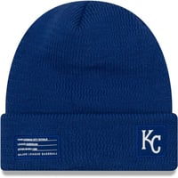 米国仕様 NEWERA ニューエラ MLB ニット帽 KC カンザスシティ Royals ロイヤルズ 青 YOUTH (Beanie128)