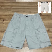 トミーヒルフィガー TOMMY HILFIGER USA カーゴ ショートパンツ DRIZZLEグレー (SJNS99)