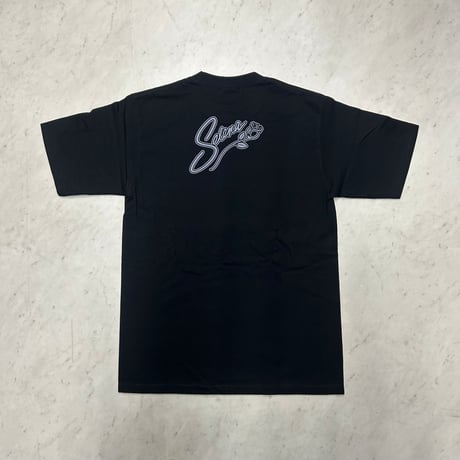 LA発 La Selena セレーナ アンダーグラウンド グラフィック ヘビーウェイト Tシャツ 黒 (GTS159)