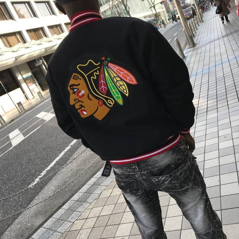 JHデザイン NHL シカゴ Chicago ブラックホークス Blackhawks 公式 リ