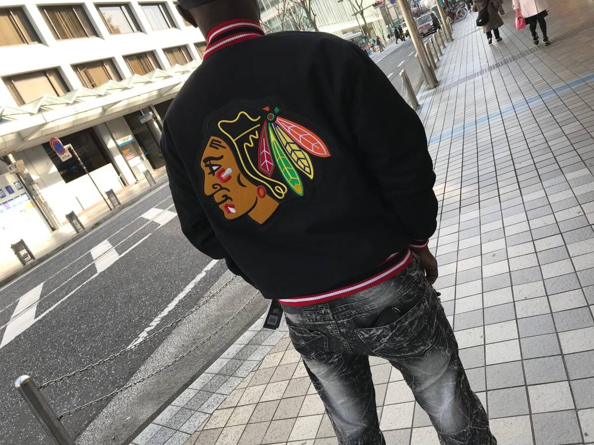 JHデザイン NHL シカゴ Chicago ブラックホークス Blackhawks 公式 リ