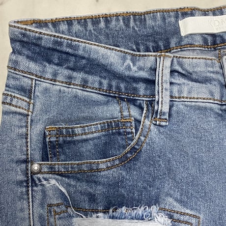 海外限定 KDNK ディーケーエヌケー Stacked Skinny Flare スタックド スキニーフレア ジーンス (JNS46)