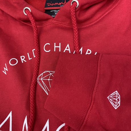 【M】 ダイヤモンドサプライ Diamond supply co. プルオーバー パーカー WorldChampion
