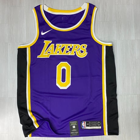 米国規格 NIKE ナイキ Lakers レイカーズ NBA カイルクーズマ オーセンティック ジャージー 紫