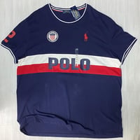 USAモデル POLO RALPH LAUREN ラルフローレン ナンバリング Tシャツ 2 オフェンス 紺 (RL11N)