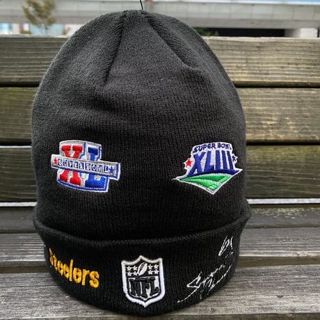 USA限定 NEWERA ニューエラ NFL スーパーボウル チャンピオンズ ニットキャップ スティーラーズ