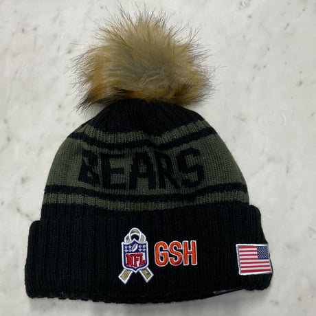 限定Salute to Service ニューエラ NEWERA ポンポン ニット帽 NFL シカゴ ベアーズ Bears