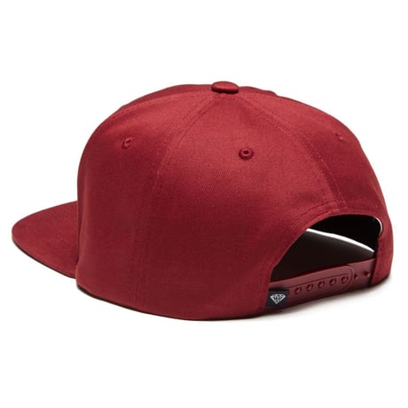 Diamond Supply Co.  ダイヤモンドサプライ スナップバックキャップ バーガンディ Screw'n'em all