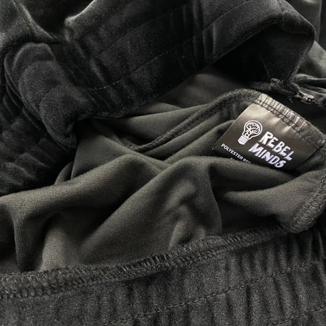 アメリカ限定  REBEL MINDS NYC ベロア トラックスーツ 上下 セットアップ 黒