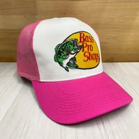 米国アウトドアブランド Bass Pro Shops バスプロショップス 刺繍ロゴ メッシュキャップ (Bps21)