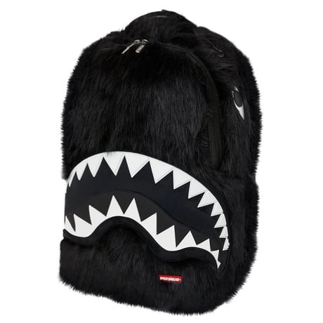 米国仕様 SPRAYGROUND スプレイグラウンド SFURZILLA SHARK BACKPACK ブラックファー バックパック (BKPK59)