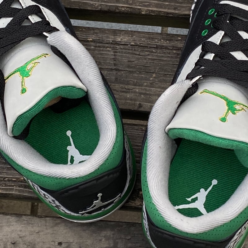 ナイキエアジョーダン3レトロ Green Glow27センチ　中古　美品 3月16日発売、ナイキ AJ3 レトロ “グリーングロー”ブランド買取