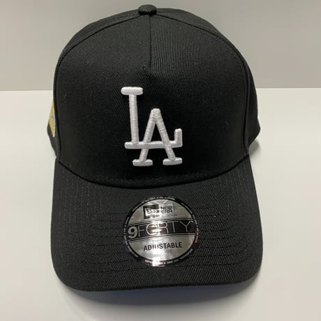 海外限定 Newera ニューエラ 9Forty Aフレーム LA Dodgers ロサンゼルス ドジャース 1st ワールドシリーズ キャップ (940-293)