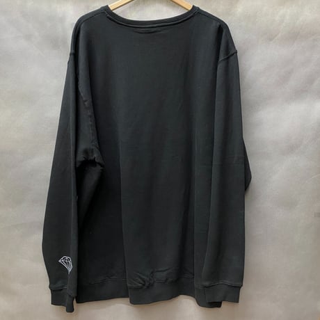 Diamond Supply ダイヤモンドサプライ Tropical クルーネック スウェット トレーナー 黒 トロピカル