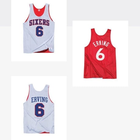 Mitchell&Ness NBA ジュリアス アービング 76ers シクサーズ オールスター リバーシブル バスケシャツ