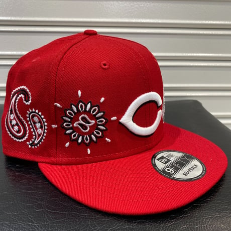 USA限定 Newera ニューエラ 9FIFTY ペイズリー スナップバック MLB シンシナティ レッズ Reds