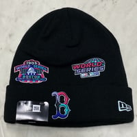 USA限定 NEWERA ニューエラ MLB WSチャンピオンズ ニット帽 ボストン レッドソックス Redsox (Beanie121)