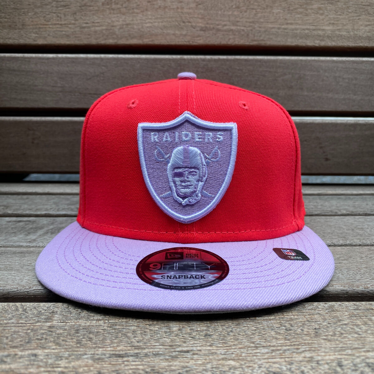 9FIFTY ニューエラ NFL ラスベガス レイダース LV RAIDERS バイカラー R