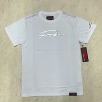 USA仕様 FUBU フブ Classic Logo Foil Print クラシックロゴ Tシャツ Y202 白 (FBT7)