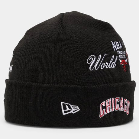 USA限定 NEWERA ニューエラ NBA ファイナルズ チャンピオン ニットキャップ BULLS ブルズ