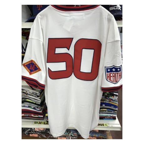 NEGRO LEAGUE メンフィス レッドソックス Redsox BBシャツ ユニフォーム Vネック 背番号50 (HGC-BB63)