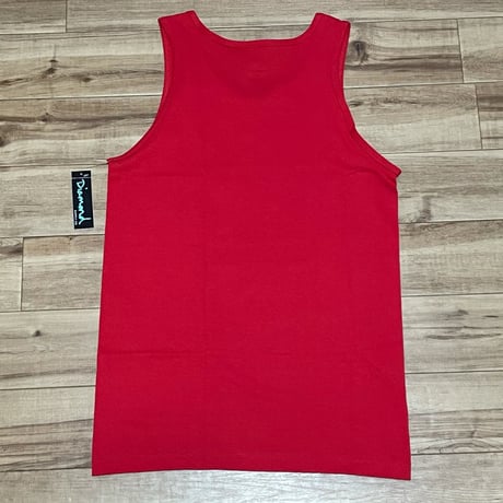 米国製 ダイヤモンドサプライ Diamond Supply Co タンクトップ 赤 Overlap