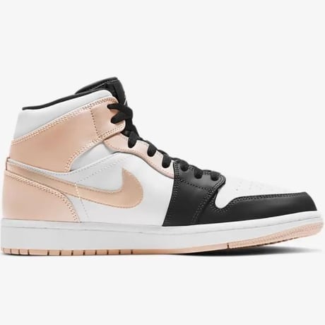 NIKE ナイキ AIR JORDAN1 MID エアジョーダン1 ミッドカット 白 黒 アークティック オレンジ