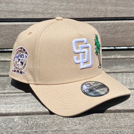 海外限定 Newera ニューエラ 9Forty A-Frame Aフレーム SD Padres サンディエゴ パドレス 25th Anniv. (940-181)