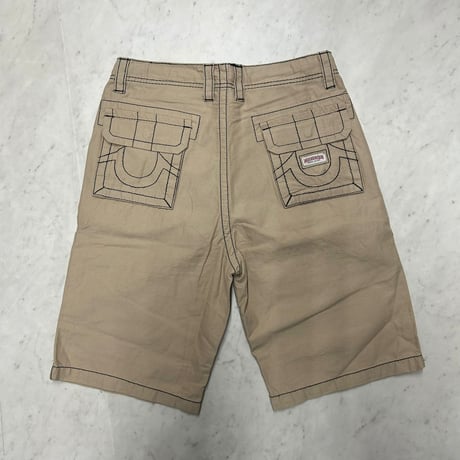 True Religion トゥルーレリジョン BigT Cargo Shorts カーゴショートパンツ 蹄 (SJNS38)