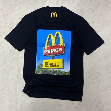 限定コラボ 英国ロンドン発ブランド PALACE パレス スケートボード McDonald's サイン Sign Tシャツ