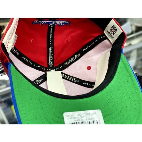 Mitchell&Ness NFL ニューヨーク ジャイアンツ NY Giants スナップバックキャップ SharkTooth