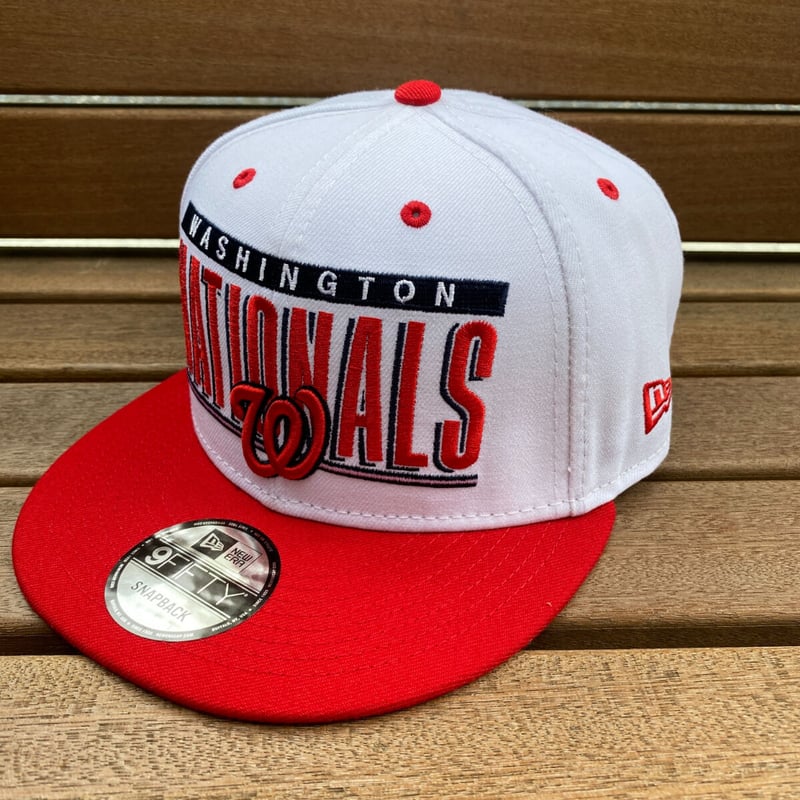 9FIFTY ニューエラ Newera ワシントン ナショナルズ Nationals 白/赤