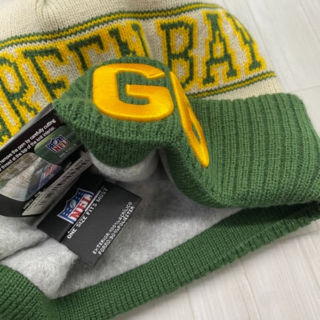 NEWERA ニューエラ NFL 公式 ニット帽 Packers グリーンベイ パッカーズ Historic Pom