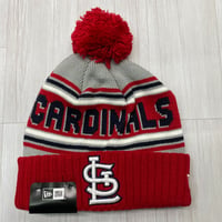 NEWERA ニューエラ MLB セントルイス カージナルス Cardinals ニット帽 ポンポン付 (Beanie105)
